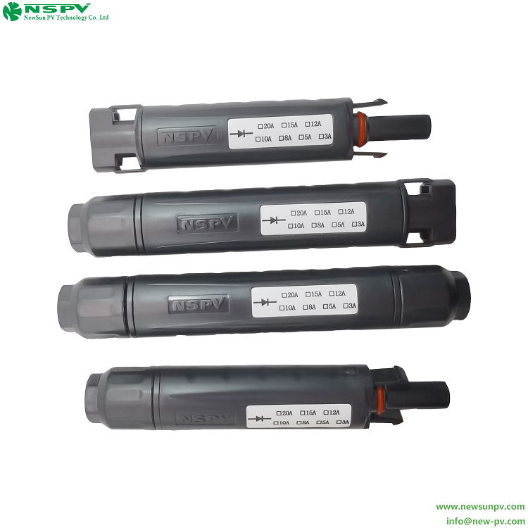 Solar diode connector MC4 blocking diode NSPV 4 types