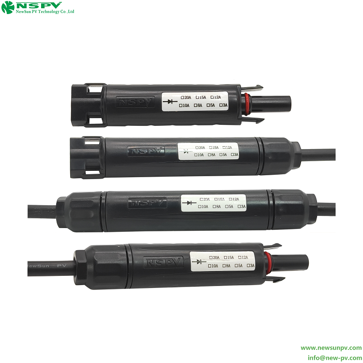 Solar diode connector MC4 blocking diode NSPV 4 types 3