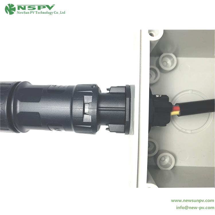 NSPV solar AC 3P connector 3PCF+3PPM