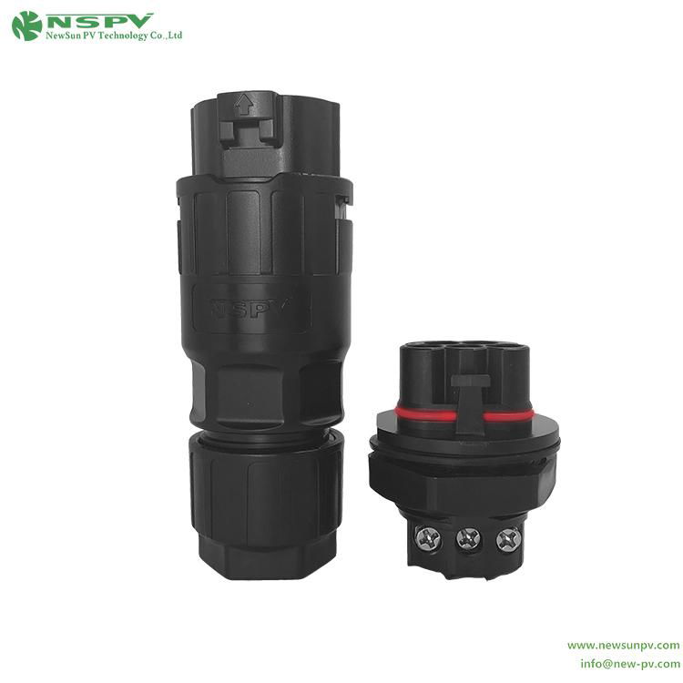 NSPV solar AC 5P connector 5PCF+5PPM