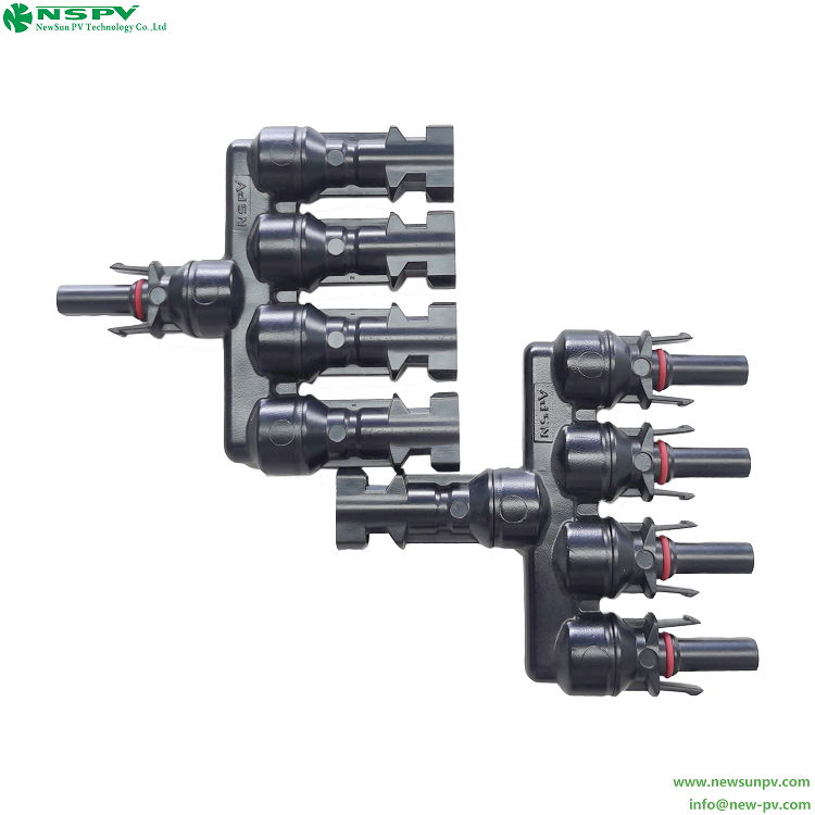 1000VDC 4 to 1 Solar Branch Connector T Branch 2