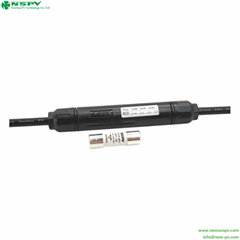 1000VDC 30A Solar Fuse Connectors IP67 Waterproof PV Inline Fuse Connectors