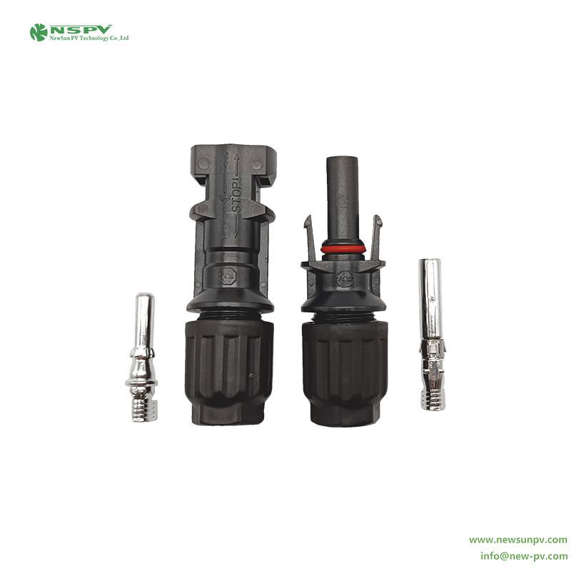 1000VDC TUV PV4.0 solar cable connector IP67 PV cable connector