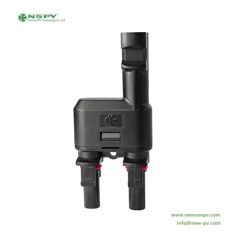 1000VDC solar branch connector mc4 connector 2 in 1 3