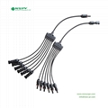 PV 6 To 1 Y Branch Connector Solar Branch Parallel Connector