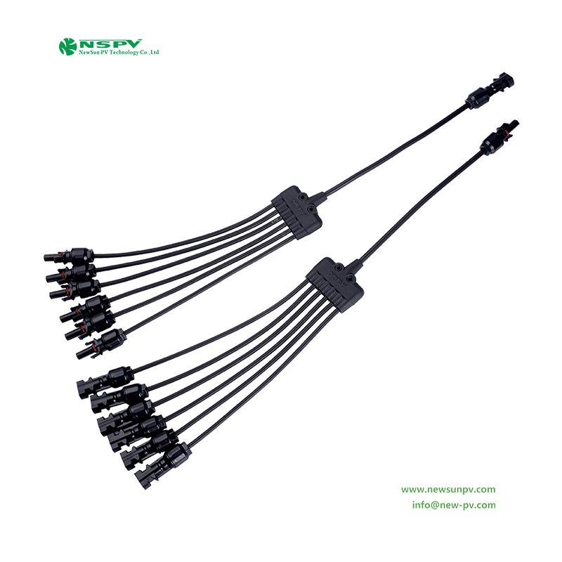 6轉1光伏專用Y型線束新款 1000VDC/1500VDC線纜連接器 3