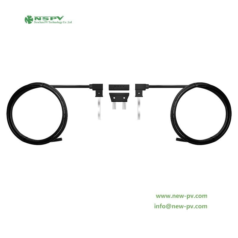 NSPV PV edge connector for bifacial panels