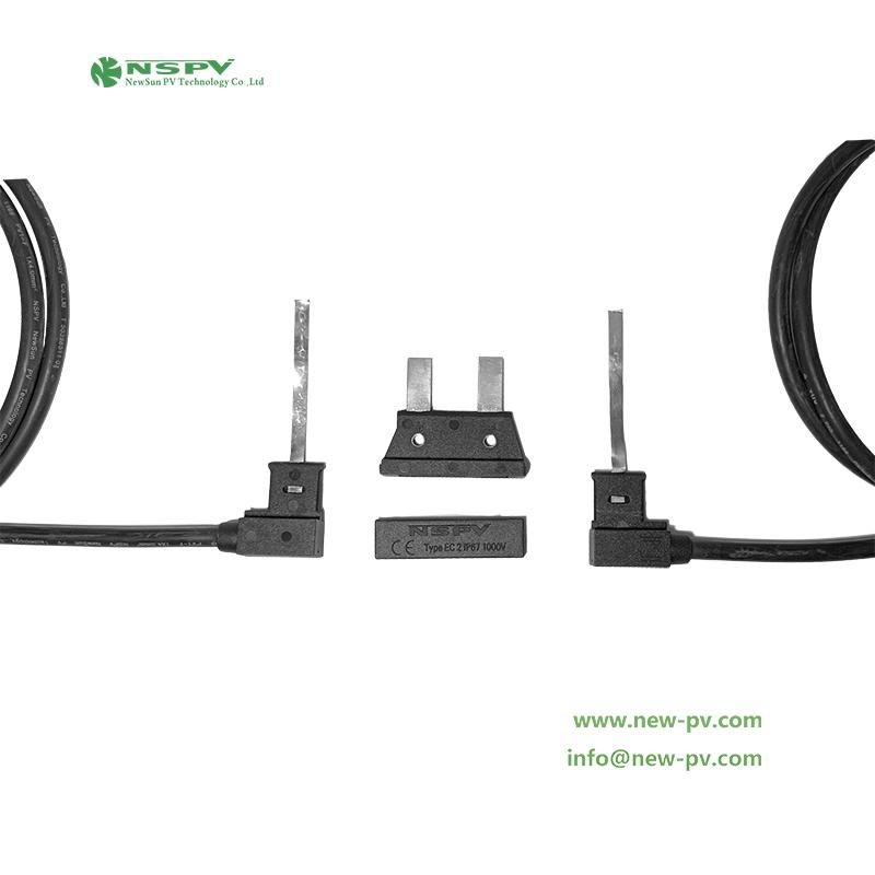 EC1/2 PV edge connector for bifacial solar module bifacial solar panel connector 5