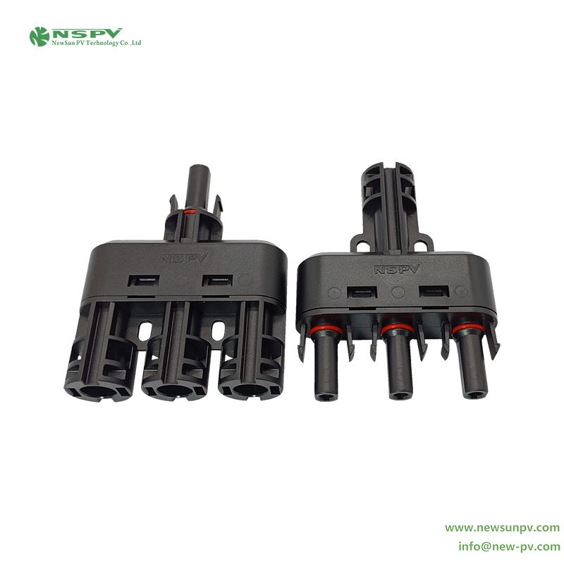 1500VDC solar branch connector 3 to 1 IP68 PV branch connector 2