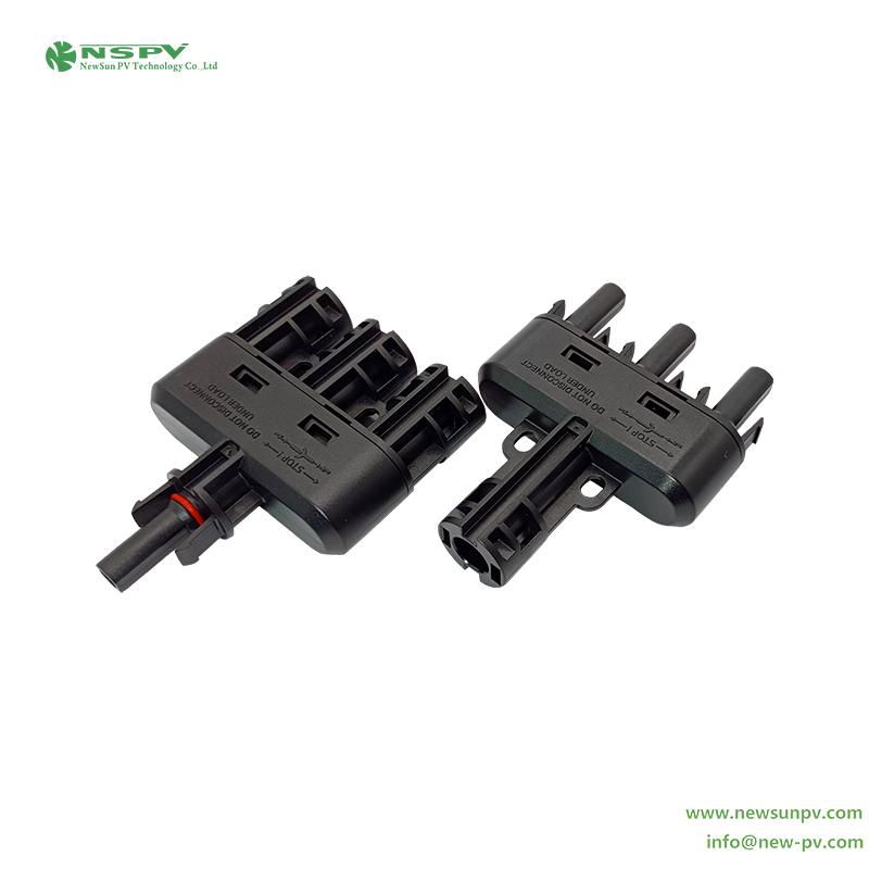 1500VDC solar branch connector 3 to 1 IP68 PV branch connector 5