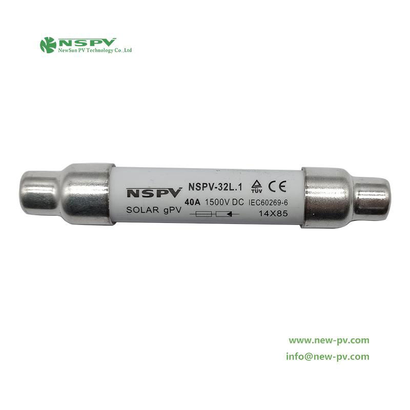 TUV 50A PV fuse 1500VDC gpv solar fuse