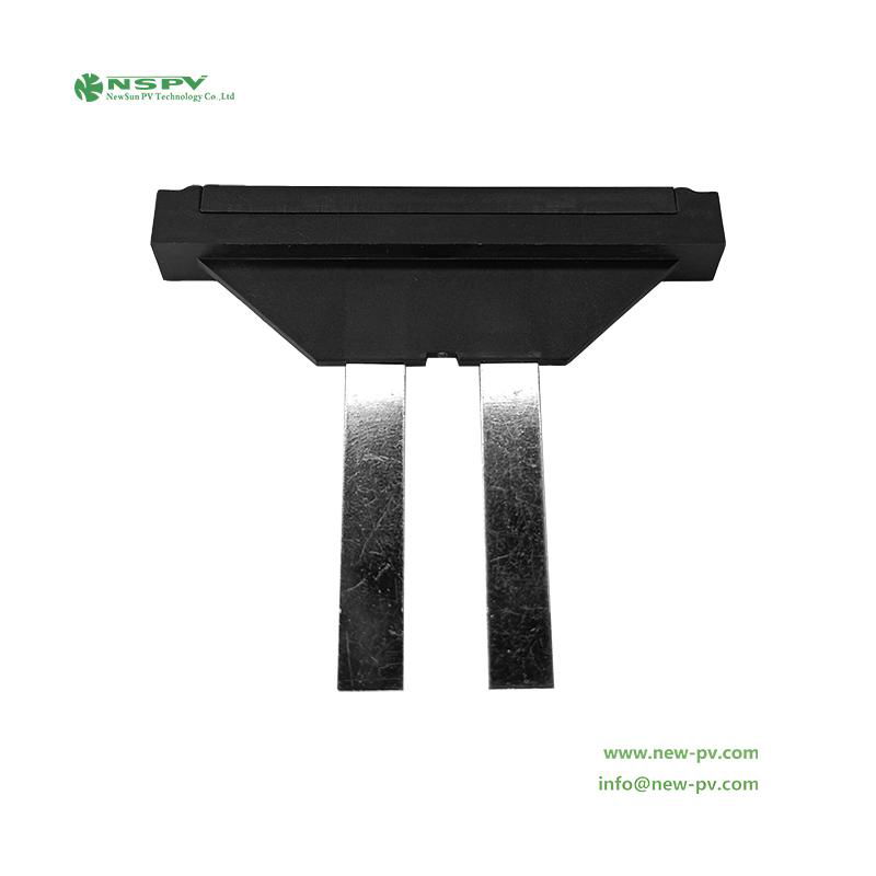 NSPV PV edge connector for bifacial panels