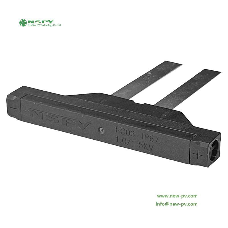 EC03 PV edge connector for bifacial solar modules bifacial solar panel connector 5