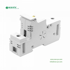 2023 New PV Solar Fuse Holder 1500VDC Din Rail Fuse Base Max.100A