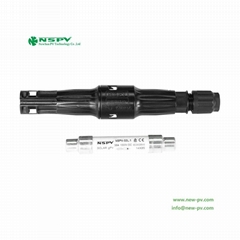 TUV Solar Fuse Connector 1500VDC 50A PV Fuse Holder Male Cable End
