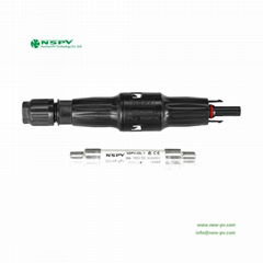 TUV PV Solar fuse connector 1500VDC female cable end