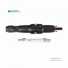 TUV Certified Solar Fuse Connectors 1500VDC Female Cable End Solar Fusible Link