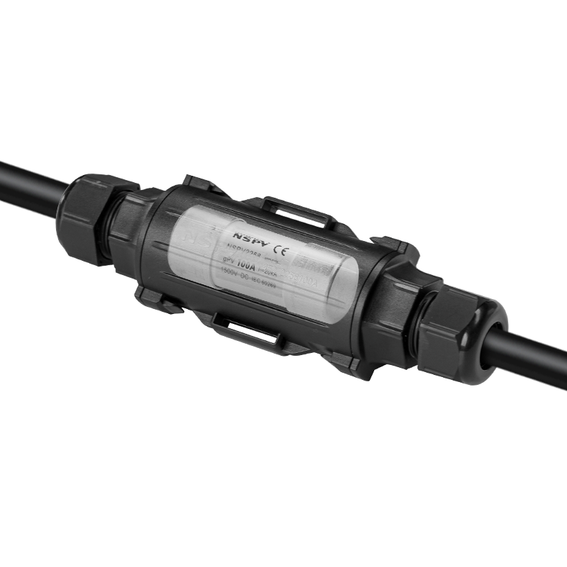 Solar Fuse Connectors 1500VDC With Inline Fuse 100A Two Cable 4