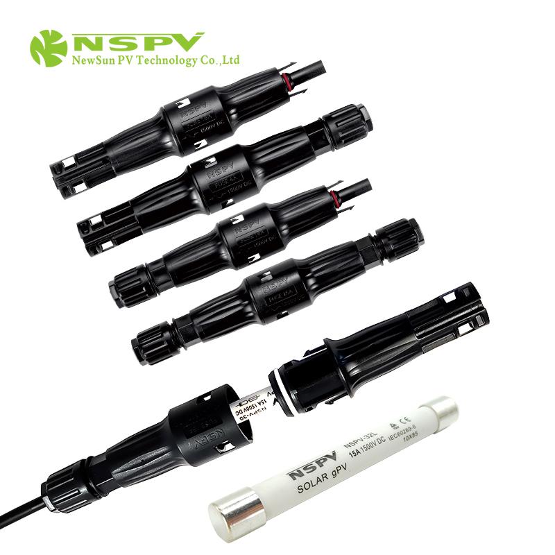 光伏保險絲連接器四款1500伏 50安 IP68級防水 4