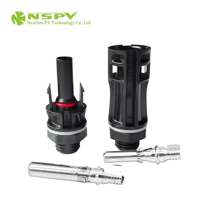 光伏板端连接器1500伏直流太阳能连接器光伏接头 2