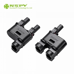 IP68 Waterproof Solar Branch Connector 1500VDC 60A PV Branch Connector