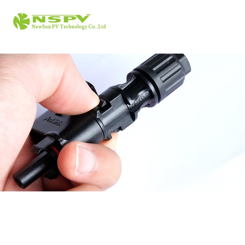 1500伏60安二轉一 直流光伏接頭負極IP68級防水  4