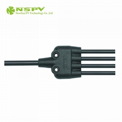 4 to 1 Solar Cable Harness Waterproof Solar Wiring Harness
