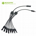 4 to 1 Solar Cable Harness Waterproof Solar Wiring Harness 5
