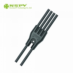 4 to 2 Solar Cable Harness Waterproof Solar Wiring Harness