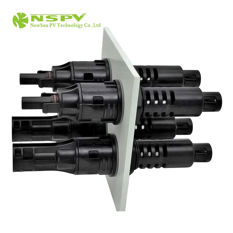 1500VDC50A光伏板端保险丝连接器TUV板端保险丝连接器公头款 4