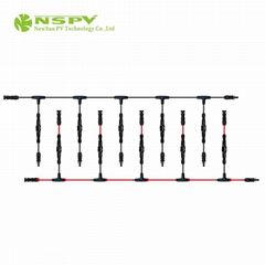 1500V Solar Fuse Connectors In-line Fuse PV Straight Cable Harness With Fuse