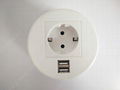 Power Data Grommet G51-GR01U2-P-WHT 1