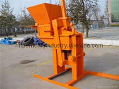 manual compressed earth brick machine