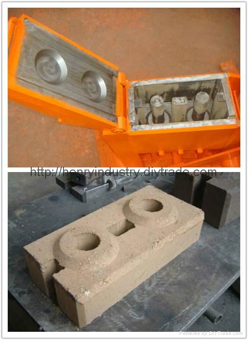 manual compressed earth brick machine block machine for sale 2