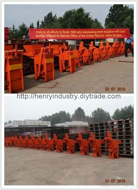 manual compressed earth brick machine block machine for sale 3