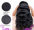 factory price body wave hair with natural color front hair curtain 100g 6A  5