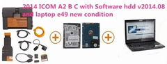 High Quality For BMW ICOM A2+B+C withNew Laptop E49 with Software HDD Diagnosis 