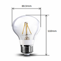 Factory save 15% high lumen filament led filament bulb  3