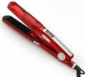 Ionic steam hair straightener