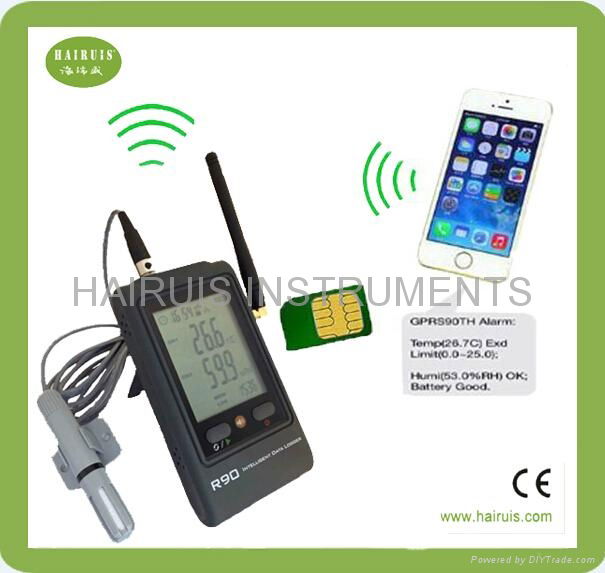 R90TH-G GSM SMS alarm temperature humidity data logger 3