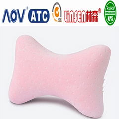 Linsen memory foam bone shaped head pillow