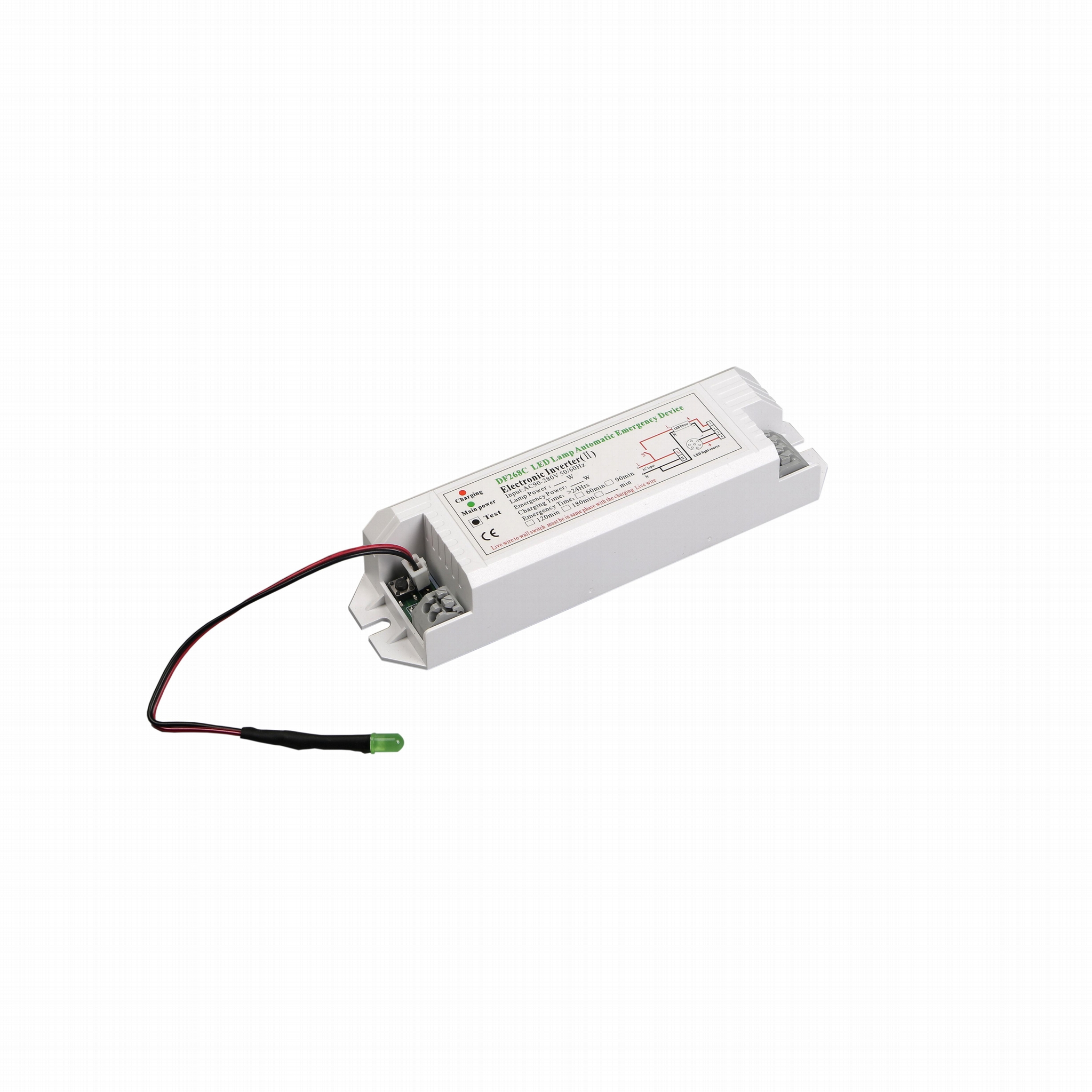 LED應急電源自動恆功率輸出3-20W應急照明3W3小時過CE認証登峰