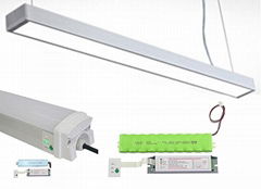 LED应急三防灯1.2米40W防水IP65停电应急照明30%3小时过CE
