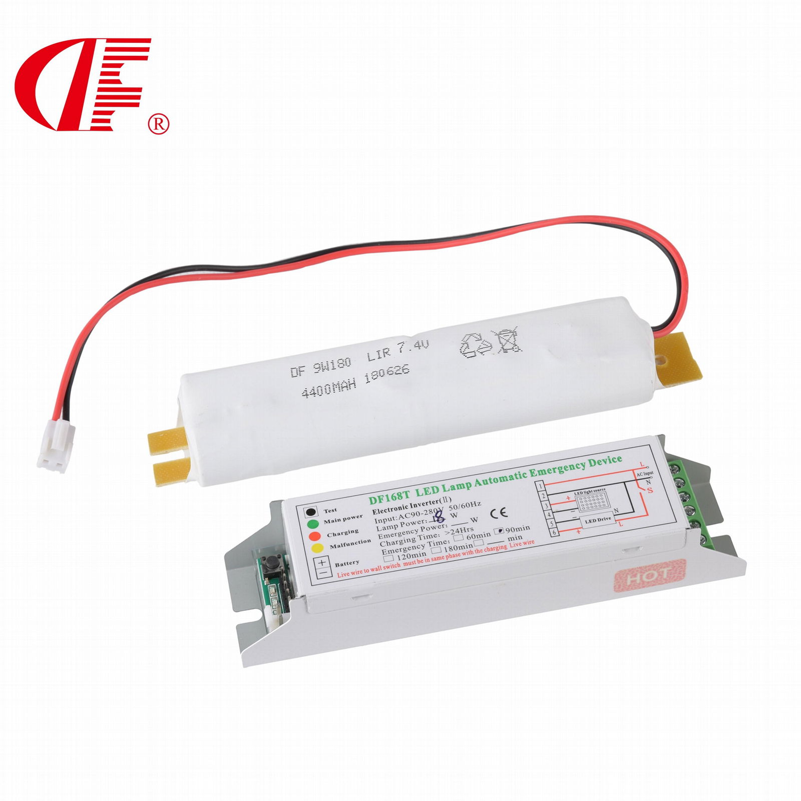 LED应急三防灯1.2米40W防水IP65停电应急照明30%3小时过CE 5