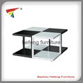 Glass Coffee Table,4 small tables together