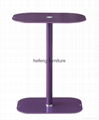 glass side table for magazine or telephone 2