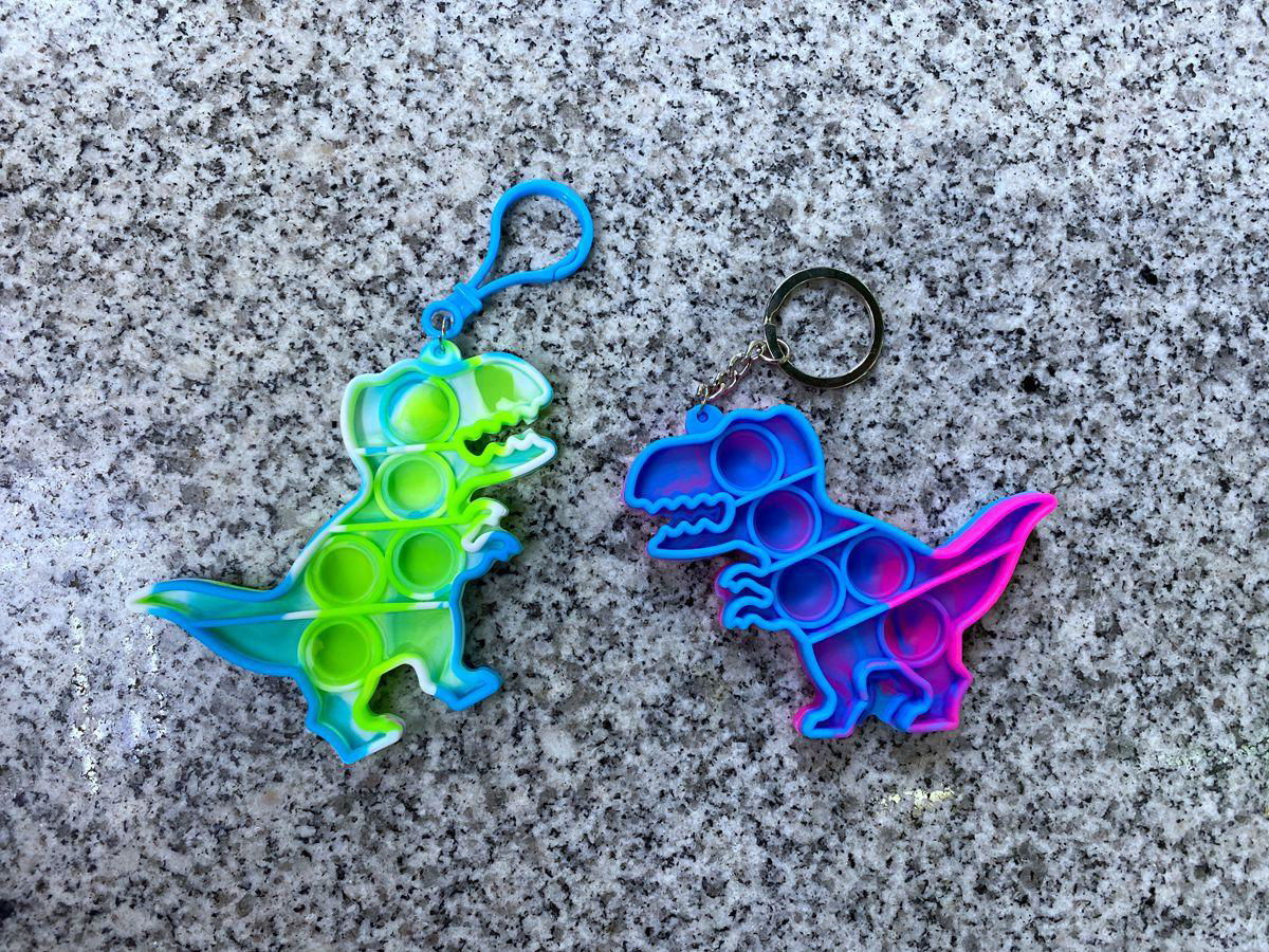 dinosaur dangler bubble fidget