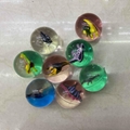 45mm high bouncing balls with 3D dinosaur figures 1