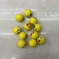 32mm transparent high bouncing balls with emoji painting 1