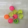 32mm transparent high bouncing balls with emoji painting 3